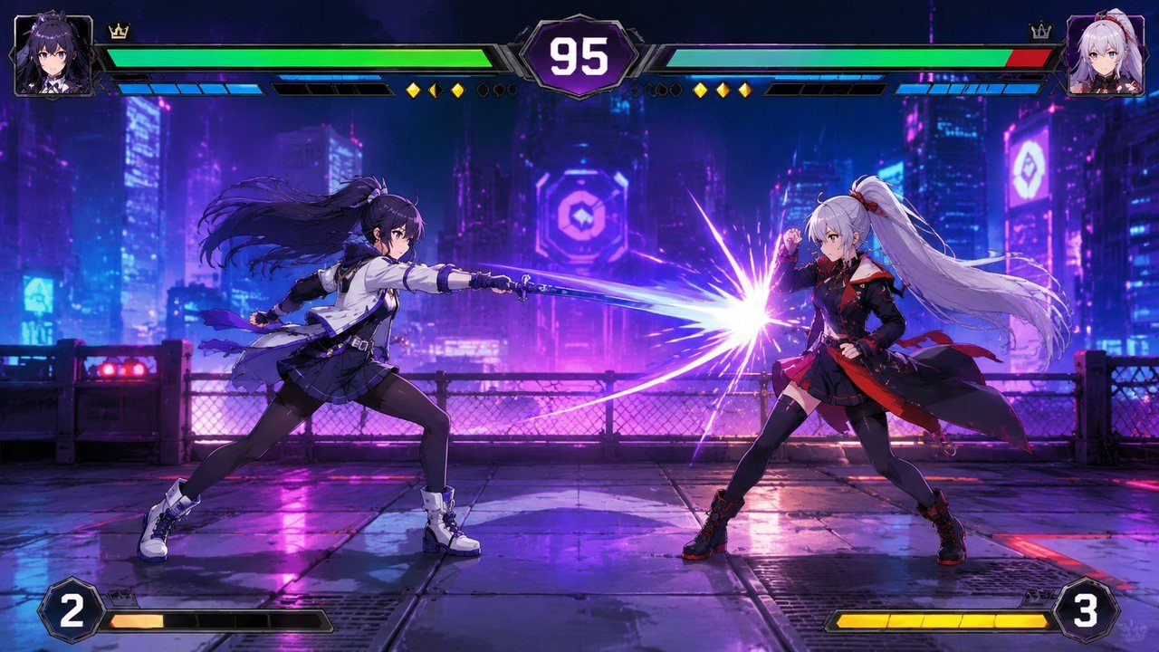 战斗女王 PC格斗 玩法截图 2